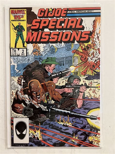 Gi Joe Special Missions 1 2 1986 Mike Zeck Art Marvel Comics Lot Of 2