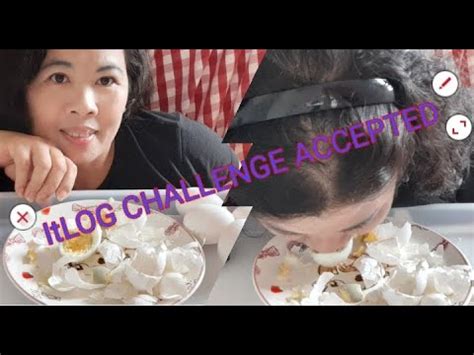 13min ITLOG CHALLENGE ACCEPTED PAANO KUMAIN NG ITLOG BIBIG ANG GAMIT