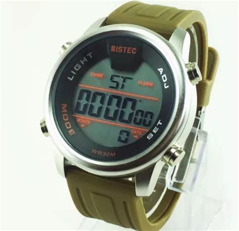 Reloj Hombre Deportivo Militar Wr 30m Nuevos Reloj Bistec Cuotas Sin