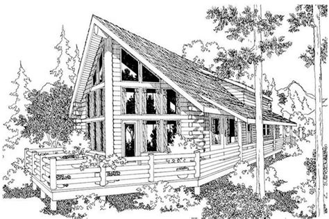 A Frame Log Home With 3 Bdrms 1835 Sq Ft Floor Plan 108 1169 Log