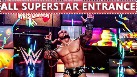 Wwe 2k Battlegrounds All Men Superstars Entrances Moment Youtube