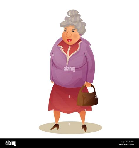 Funny Grandmother Cartoon