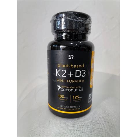 Jual Sports Research Vitamin D K Plant Based Veggie Softgels