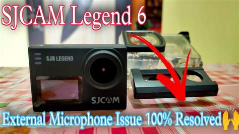 Sjcam Sj6 Legend External Microphone Audio Issue Resolved With One