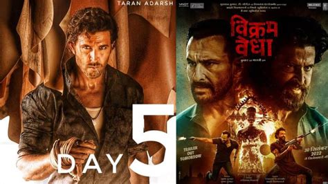 Vikram Vedha Box Office Collection Day Hrithik Roshan Saif Ali