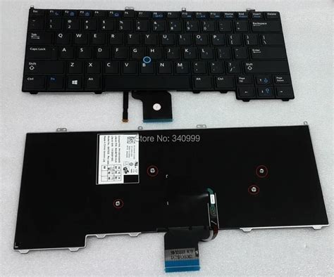 New Laptop Keyboard For DELL Latitude 14 7000 E7440 KEYBOARD US Mouse