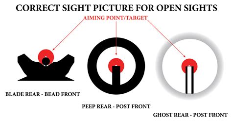 Proper peep sight alignment rifle - lasopasmile