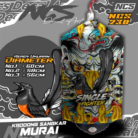 Kerodong Murai Batu Motif Krodong Sangkar Murai Batu Penutup Sangkar