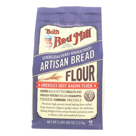 Bob S Red Mill Organic Whole Wheat Flour 5 Lb Case Of 4