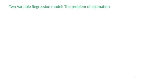 Pptx 6034 Classical Linear Regression Model Pptx Dokumen Tips