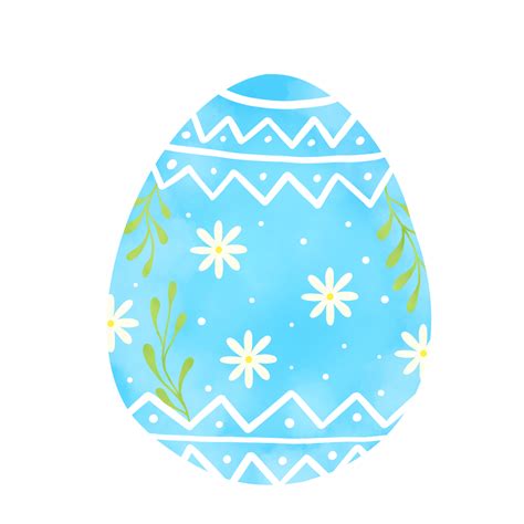 Watercolor Easter Eggs Png