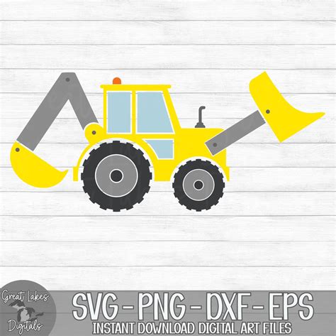 Del Morino Backhoe Clipart