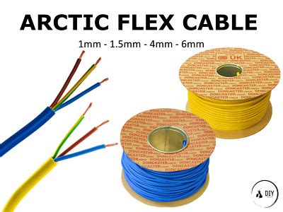 Arctic Flex Cable Blue Yellow Mm Mm Mm Mm Mm Core Flex Cut