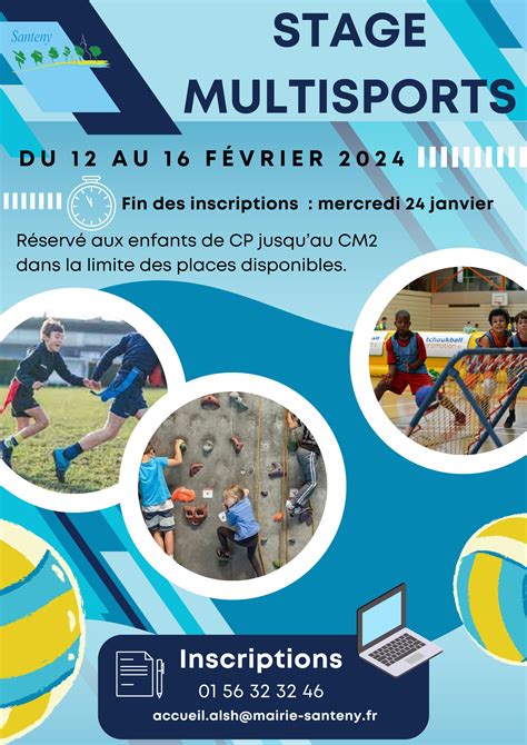 Stage Multisports Vacances D Hiver Mairie De Santeny