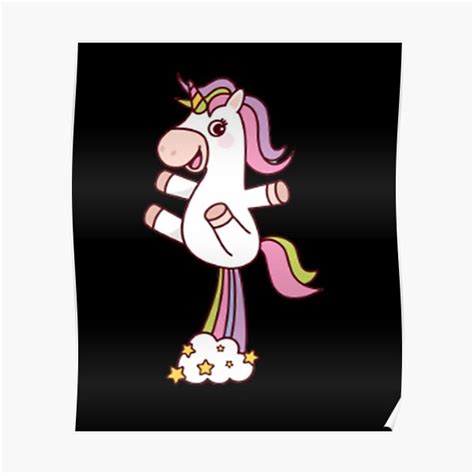 "Unicorn Farting Rainbow" Poster for Sale by style9 | Redbubble