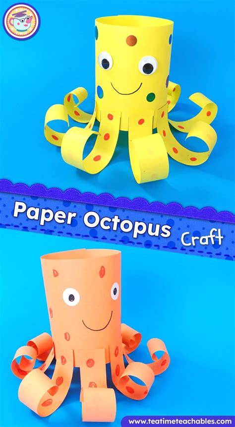 Easy Paper Octopus Craft Artofit