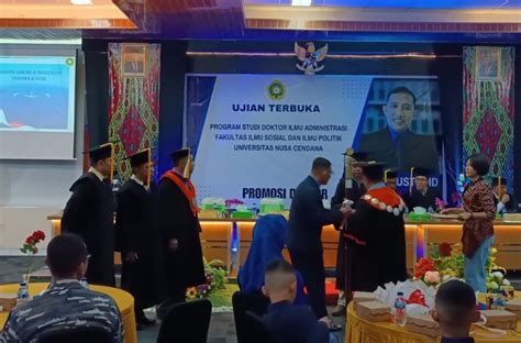 Ujian Terbuka Prodi Doktor Ilmu Administrasi Fisip Undana Promosi