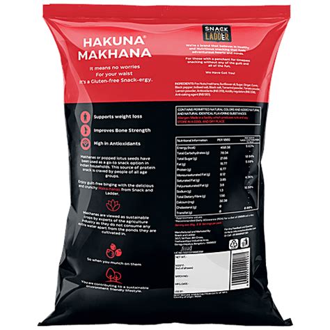 Buy Snack And Ladder Hakuna Makhana Tangy Tamarind Roasted Gluten