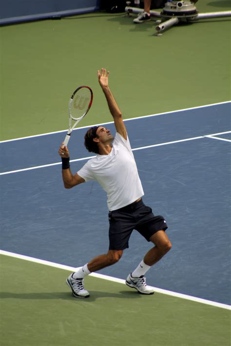 Roger Federer Serve 3rd Round Vs Tomic Ben Gauger Flickr