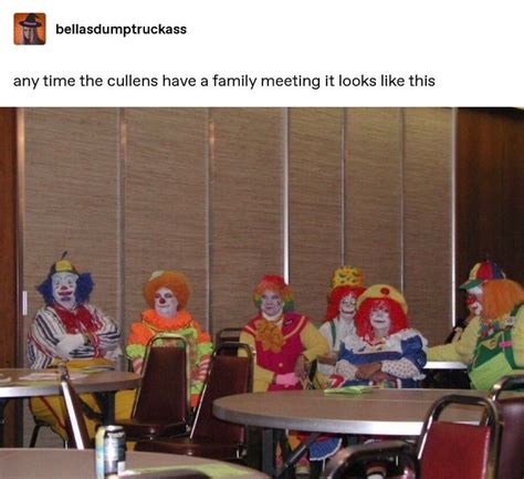 A Tumblr Post By Bellasdumptruckass Showing An Image Of Clowns Sitting