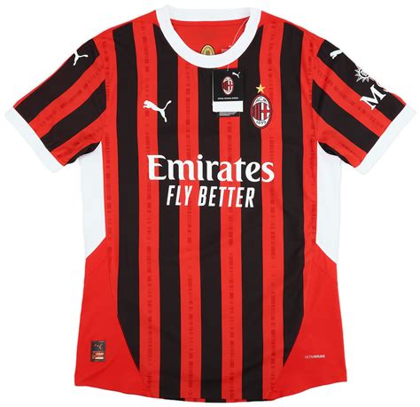 Ac Milan Authentic Home Shirt