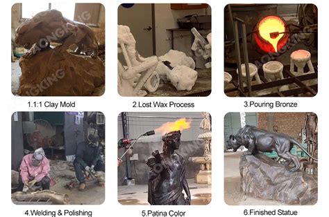 Factory Popular Lawn Custom Bronze Brown Metal Dog Statue Hot Selling
