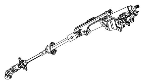 Jeep Liberty Shaft Steering Column Intermediate Lower