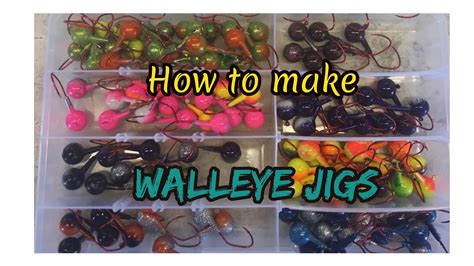 How To Make Walleye Jigs Youtube