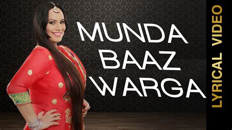 MUNDA BAAZ WARGA DEEPAK DHILLON LYRICAL VIDEO New Punjabi