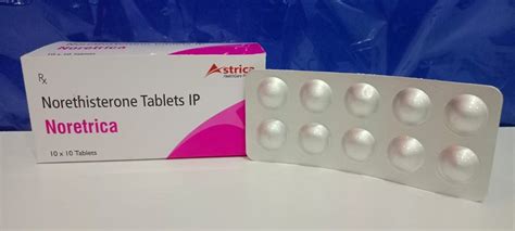 Norethisterone Tablets Ip Packaging Size 10 X 10 5mg At Rs 25stripe In Hyderabad