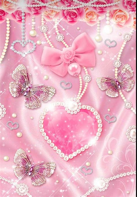 Pin By Brittany On Elegant Wallpaper Pink Glitter Wallpaper Heart Iphone Wallpaper Bling