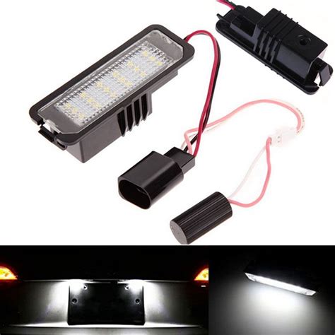 2x 18 Led Error Free Auto Light Number License Plate Light Bulbs Tail