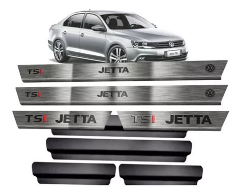 Soleira A O Inox Premium Dobra Vw Jetta Tsi Vinil Parcelamento