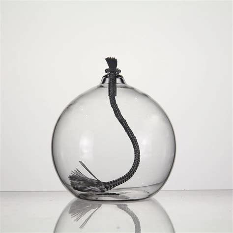 Hand Blown Ball Round Shaped Decorative Table Glass Oil Candle Lamp Buy Hand Blown Glass Oil