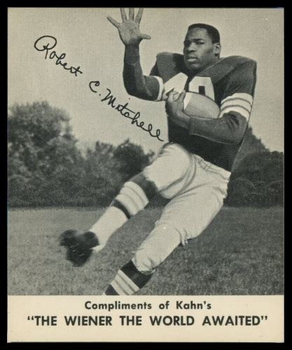 Kahns Football Card Bobby Mitchell