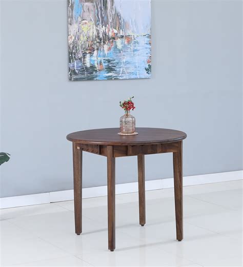 Buy Avilys Sheesham Wood Seater Round Dining Table In Provincial Teak