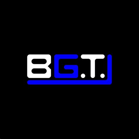 BGT letter logo creative design with vector graphic, BGT simple and ...