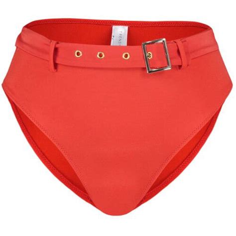 Trendyol Bikini Bottom Red Plain EPonuda