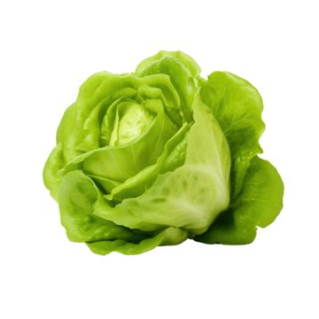 Green Lettuce Isolated Lettuce Salad Isolated PNG Transparent Image