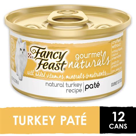 Pack Fancy Feast Natural Pate Wet Cat Food Gourmet Naturals