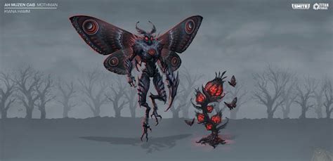 ArtStation Mothman Ah Muzen Cab Kiana Hamm Croquis Animaux