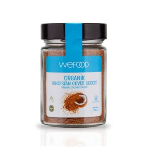 Wefood Organik Hindistan Cevizi Şekeri 190 gr Gurmenin Yeri