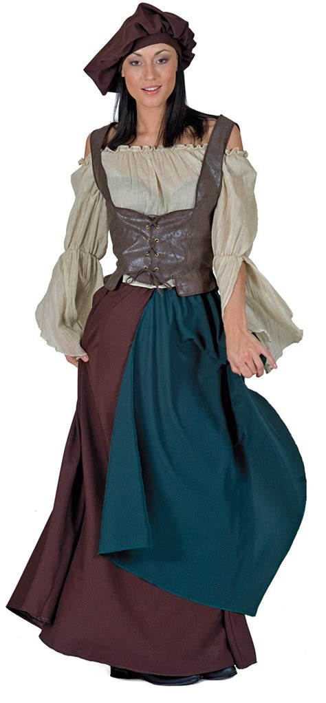 Medieval Peasant Woman Adult Costume Mr Costumes