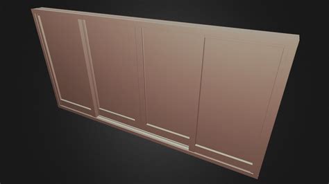 Aluminium Sliding Window 4 Panels Buy Royalty Free 3d Model By Mr