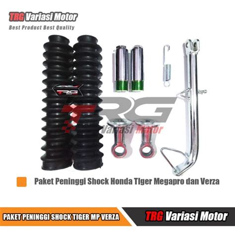 Paket Peninggi Shock Depan Megapro Tiger Verza Dan Belakang Trg High