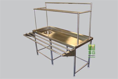 Soiled Dish Landing Table With Chute And Rack Ohs At Best Price In