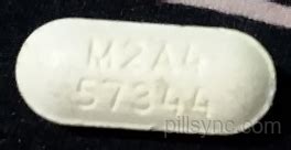 WHITE OVAL M2A4 57344 - acetaminophen tablet coated Pill Images