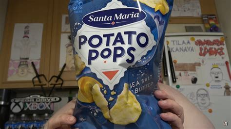 Santa Maria Potato Pops Sea Salt Butter Youtube