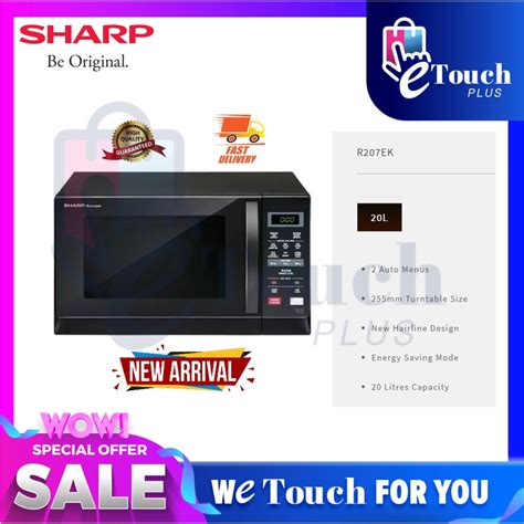 Sharp Microwave Oven Digital LED Display Energy Saving Mode 20 L