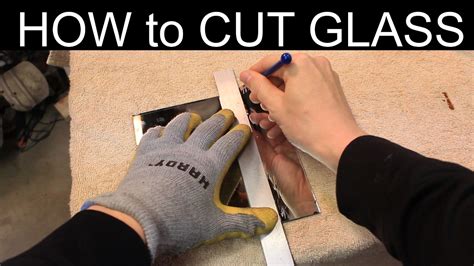 How To Cut Mirror Glass Quick Youtube